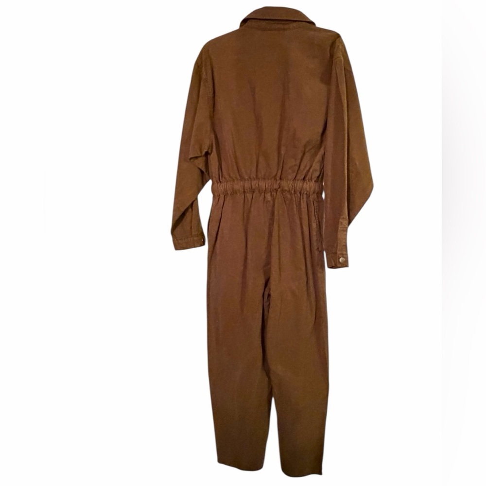Good American | Women's Brown Cargo Utility Jumpsuit | Size 1 - Picture 3 of 7
